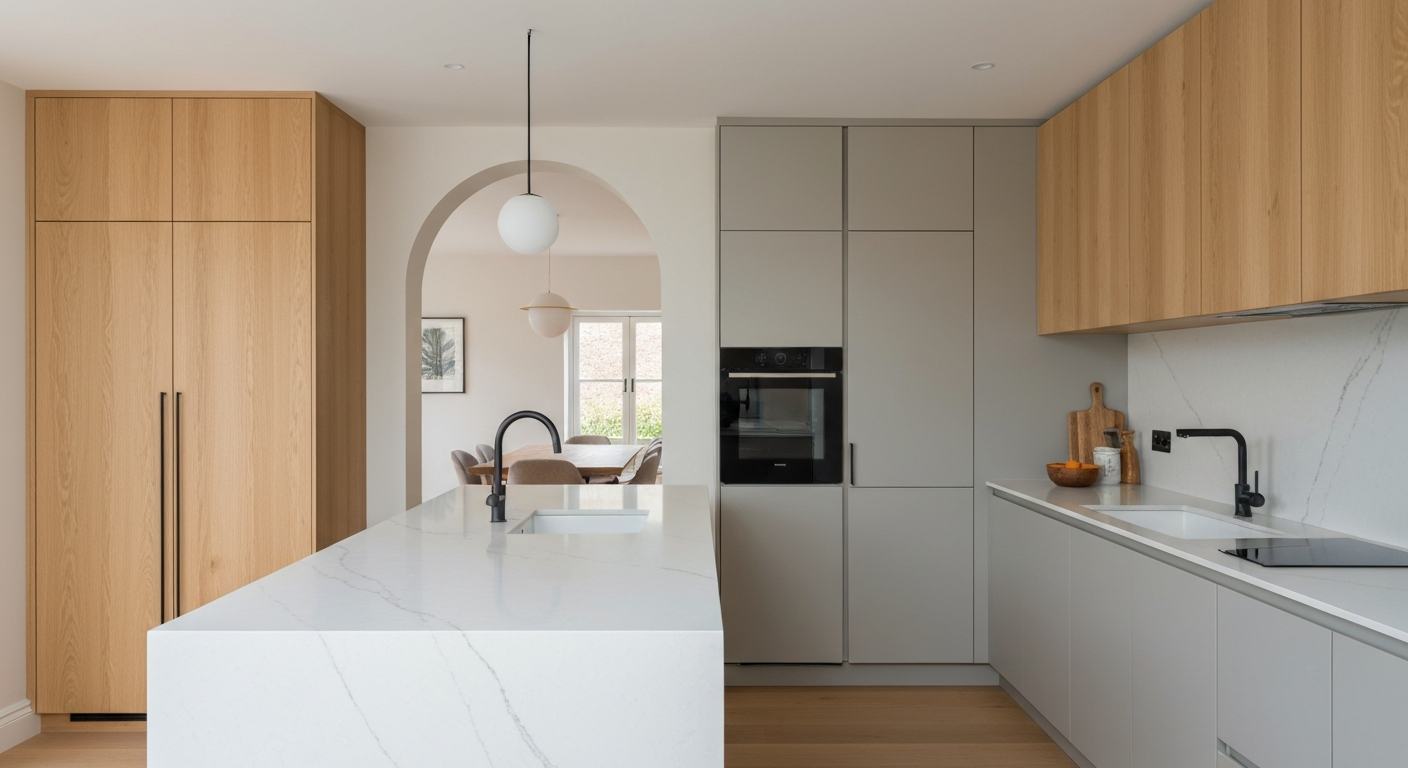 Guía Técnica de Tendencias en Reformas de Cocina: Materiales, Distribución y Funcionalidad